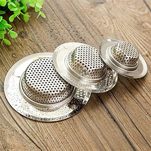 JYYHSF 4Pcs Stainless Steel Drain Hair Catcher for Kitchen and Bathroom