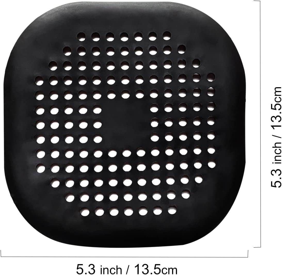 Philbinden 2-Piece Shower Drain Hair Catcher with Suckers