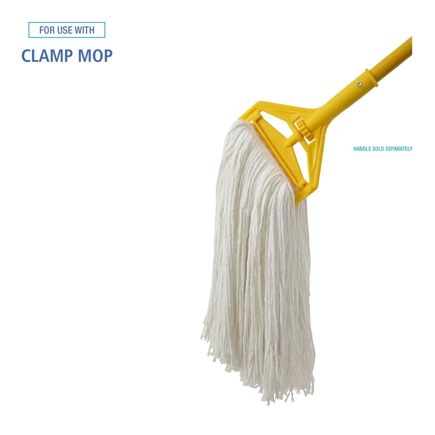 Boardwalk BWK2032RCT No 32 Rayon Cut-End Wet Mop Head - White 12Carton