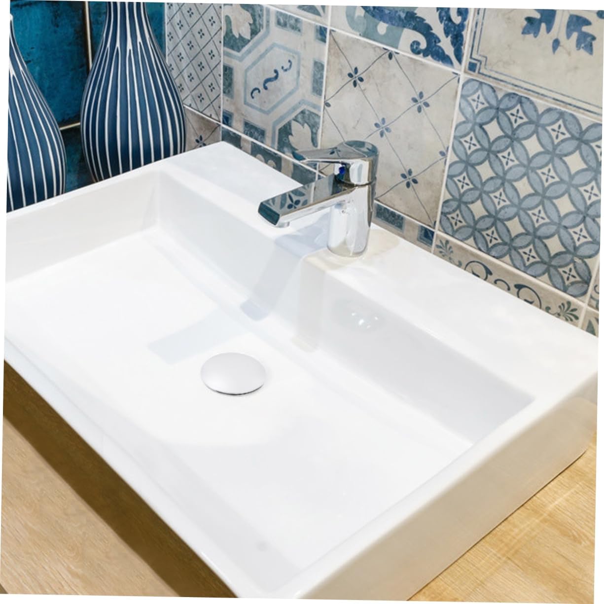 Homoyoyo Bathtub Drain Plug Cover Pop-up Strainer
