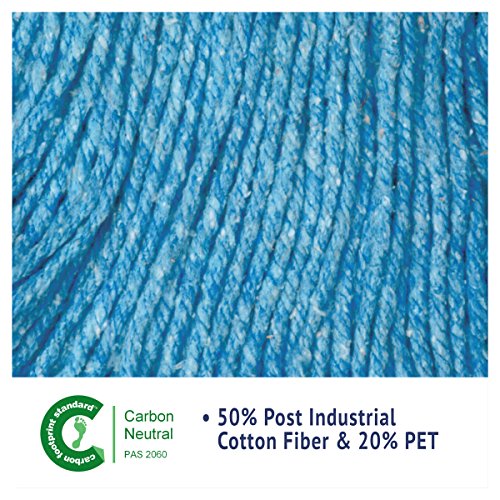 Boardwalk BWK503BLCT Super Loop Wet Mop Head Blue Case of 12