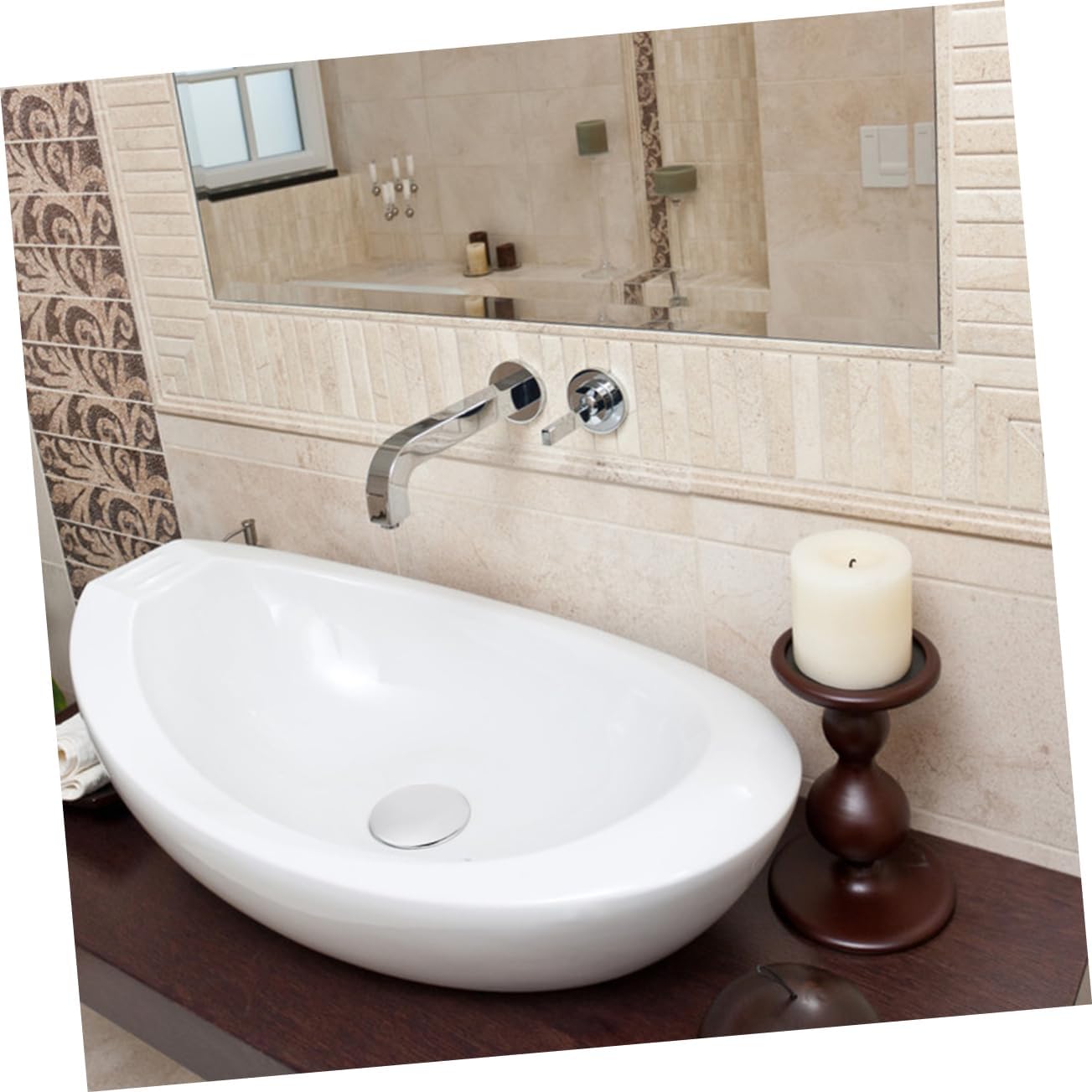 Veemoon Zinc Alloy Pop Up Drain Stopper for Bath and Sink