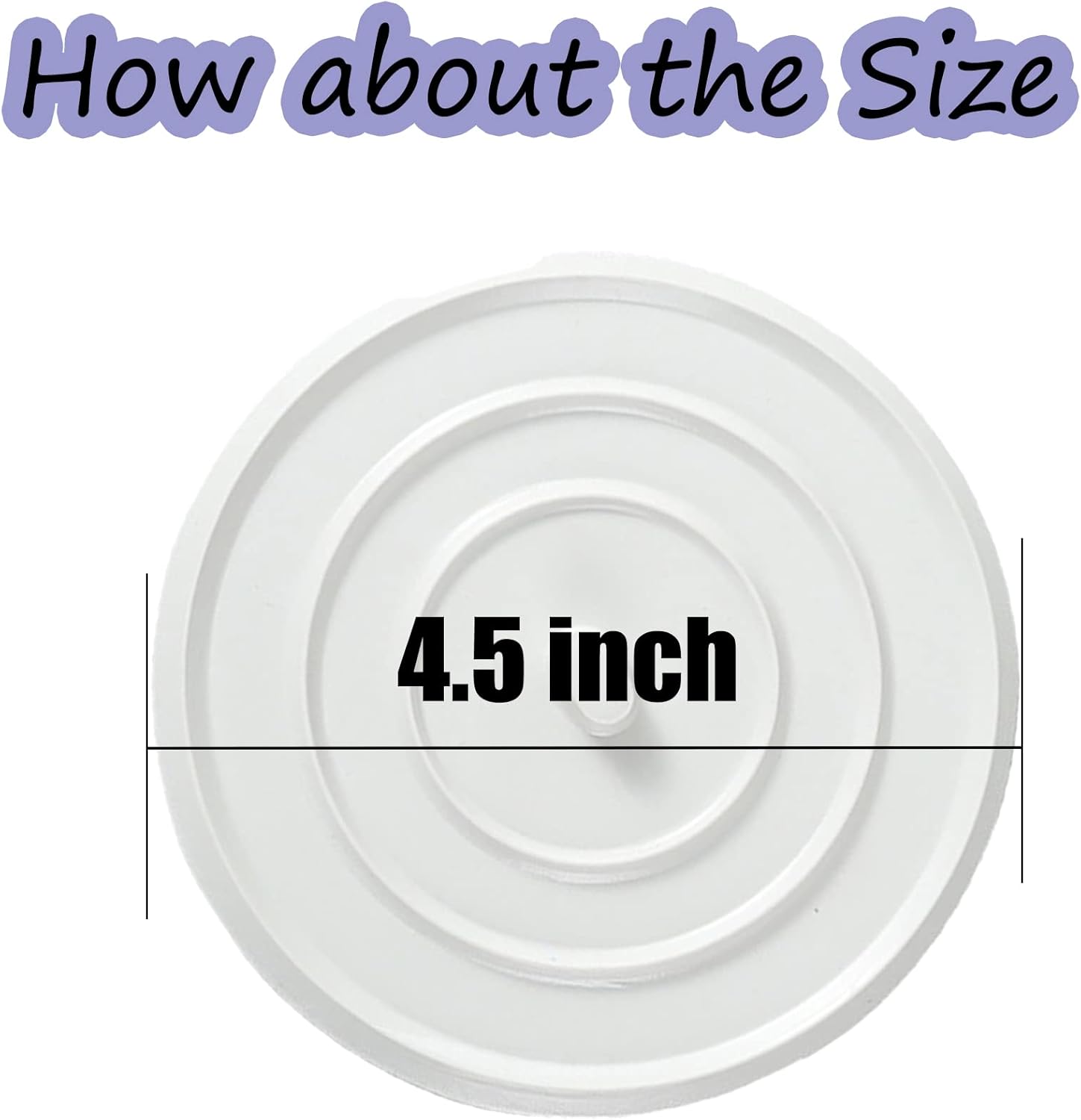 3 Pack Universal Silicone Drain Stopper 45 Inches 1