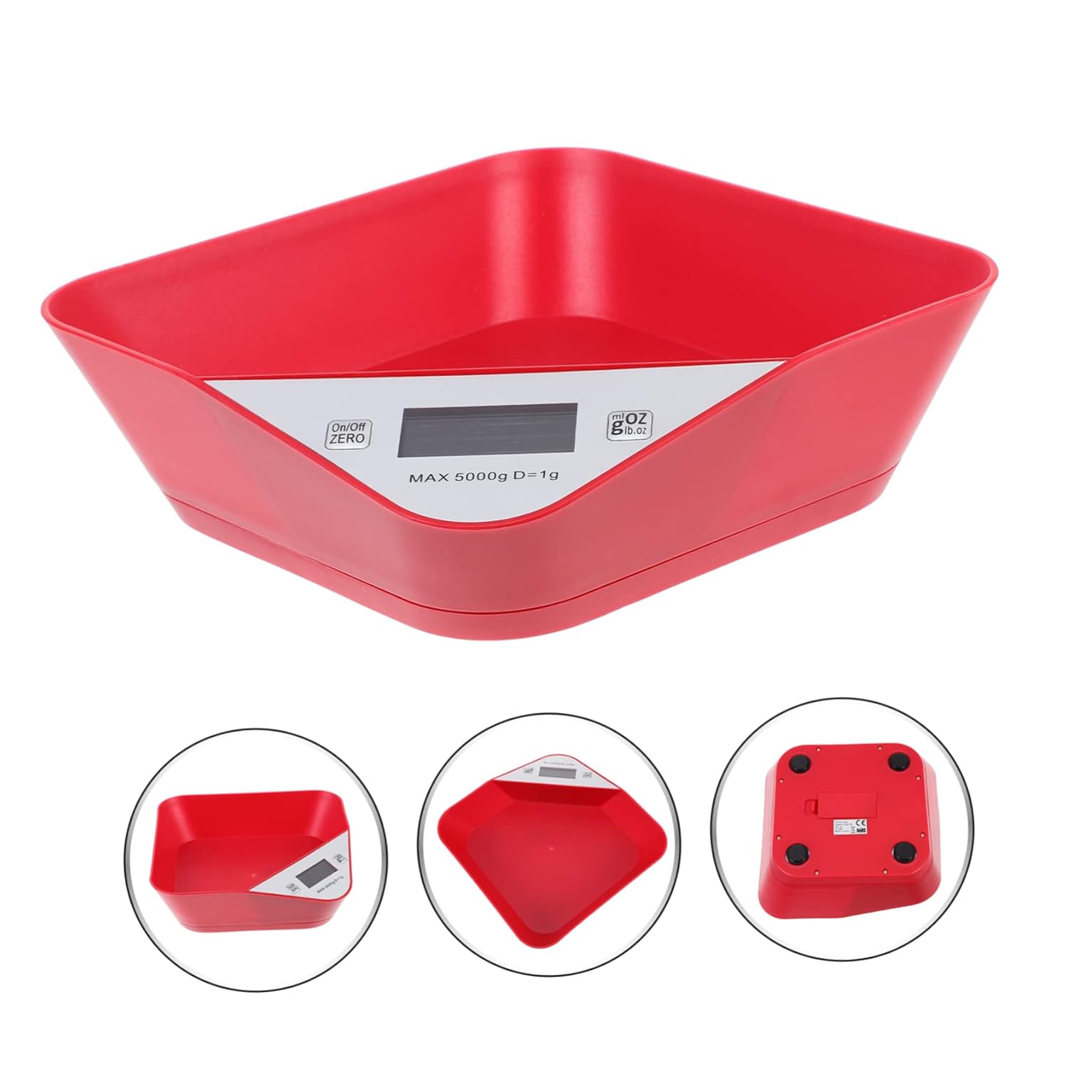 BESPORTBLE Professional Pet Food Scale with LCD Display
