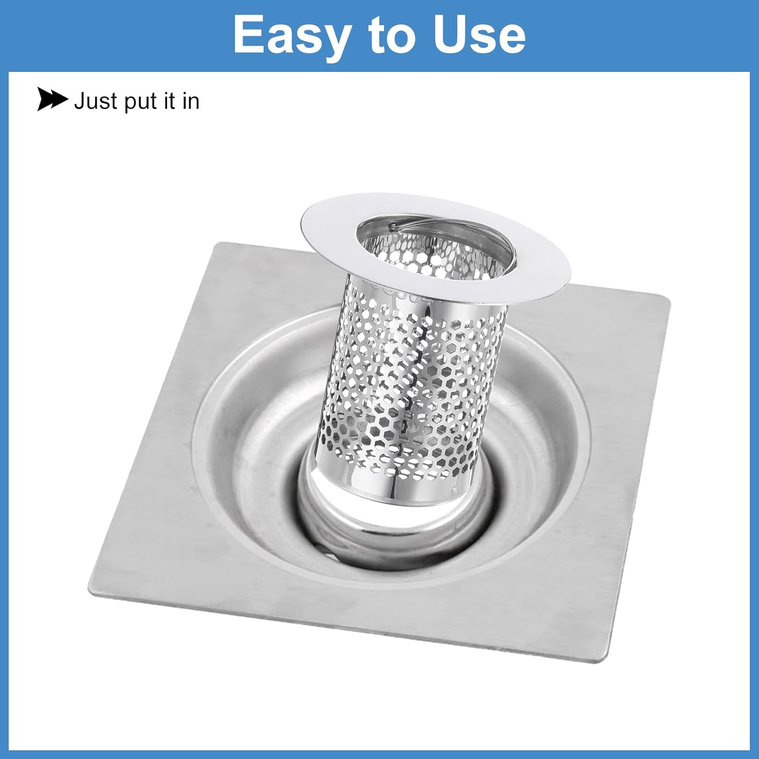 Uxcell 3 Pack Drain Strainer for Kitchen Bathroom