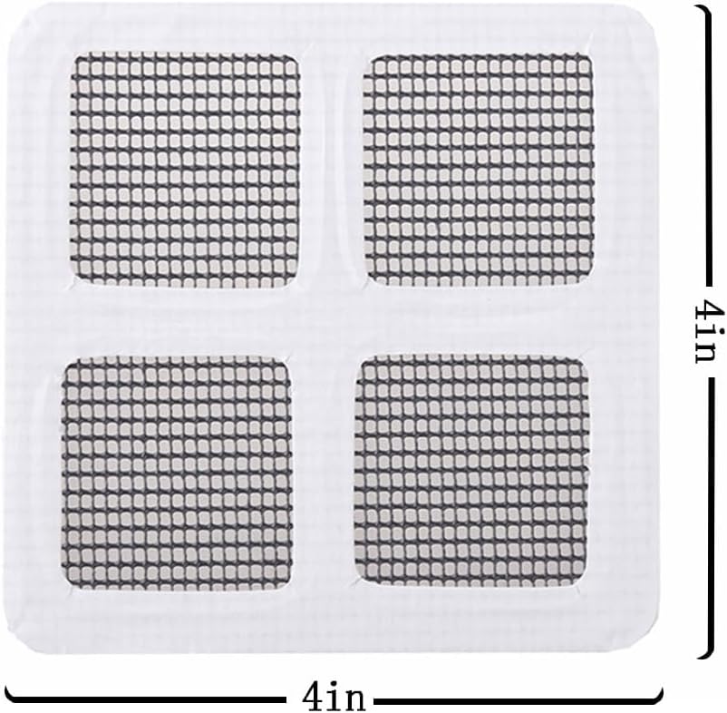 Hair Catcher for Shower and Sink Drains - 4x4 Inch Grid