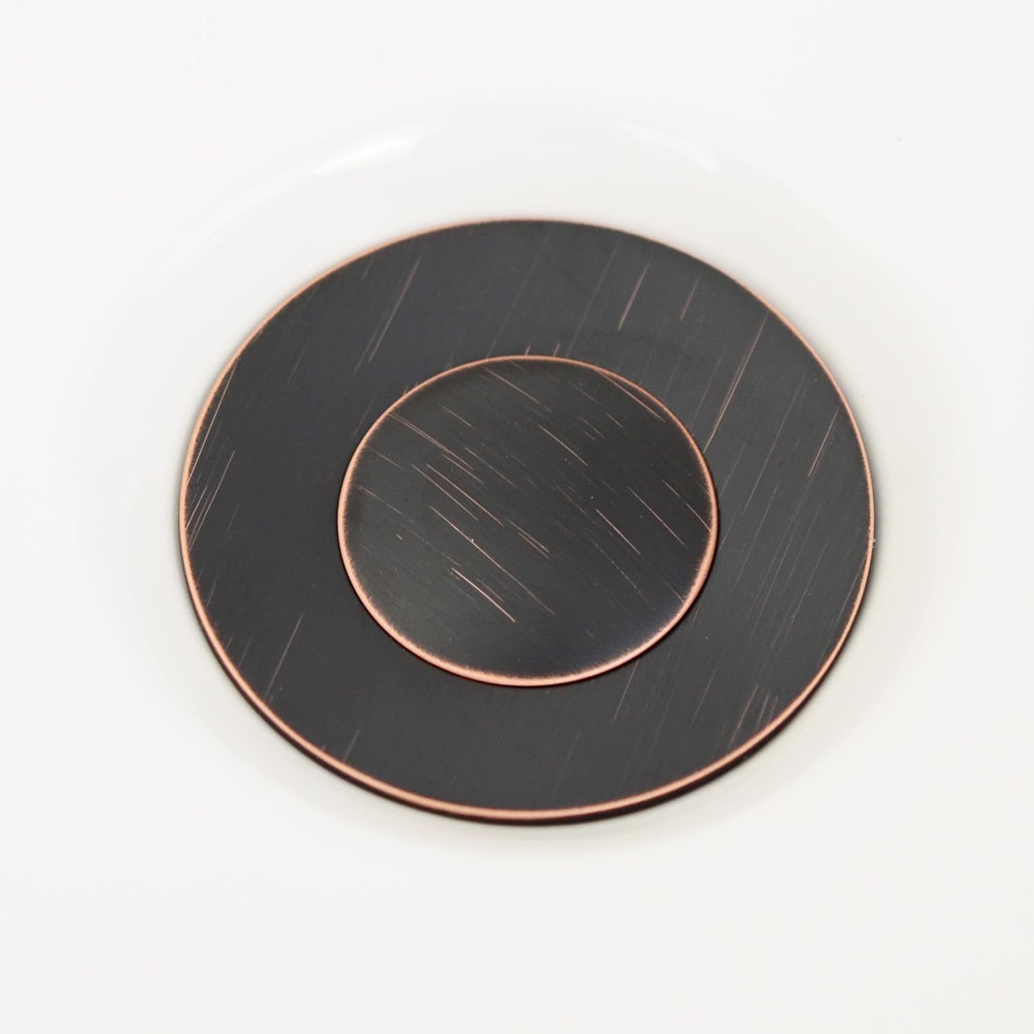 Purelux Bathroom Sink Drain Stopper with Overflow and Lift Rod