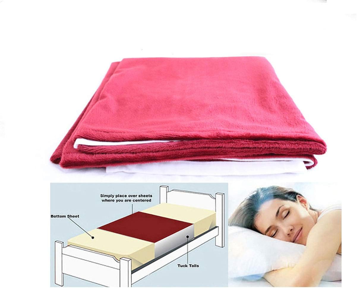 Cyclelininers - Waterproof Period Bed Sheet Protector FullQueen Burgundy
