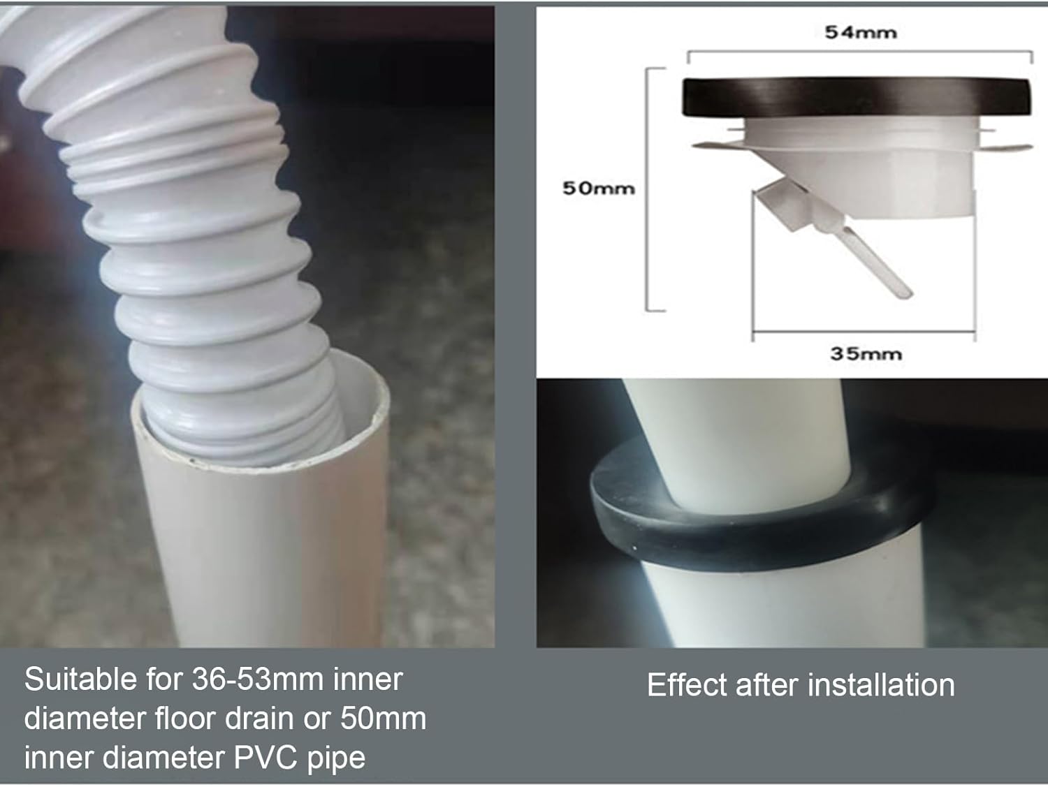 Galepromot Odor Proof Drain Stopper for Bathroom Kitchen