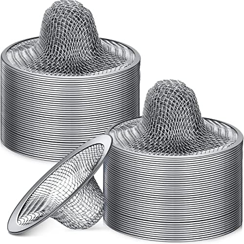 Shimeyao 100 Pcs 275 Mesh Sink Strainers