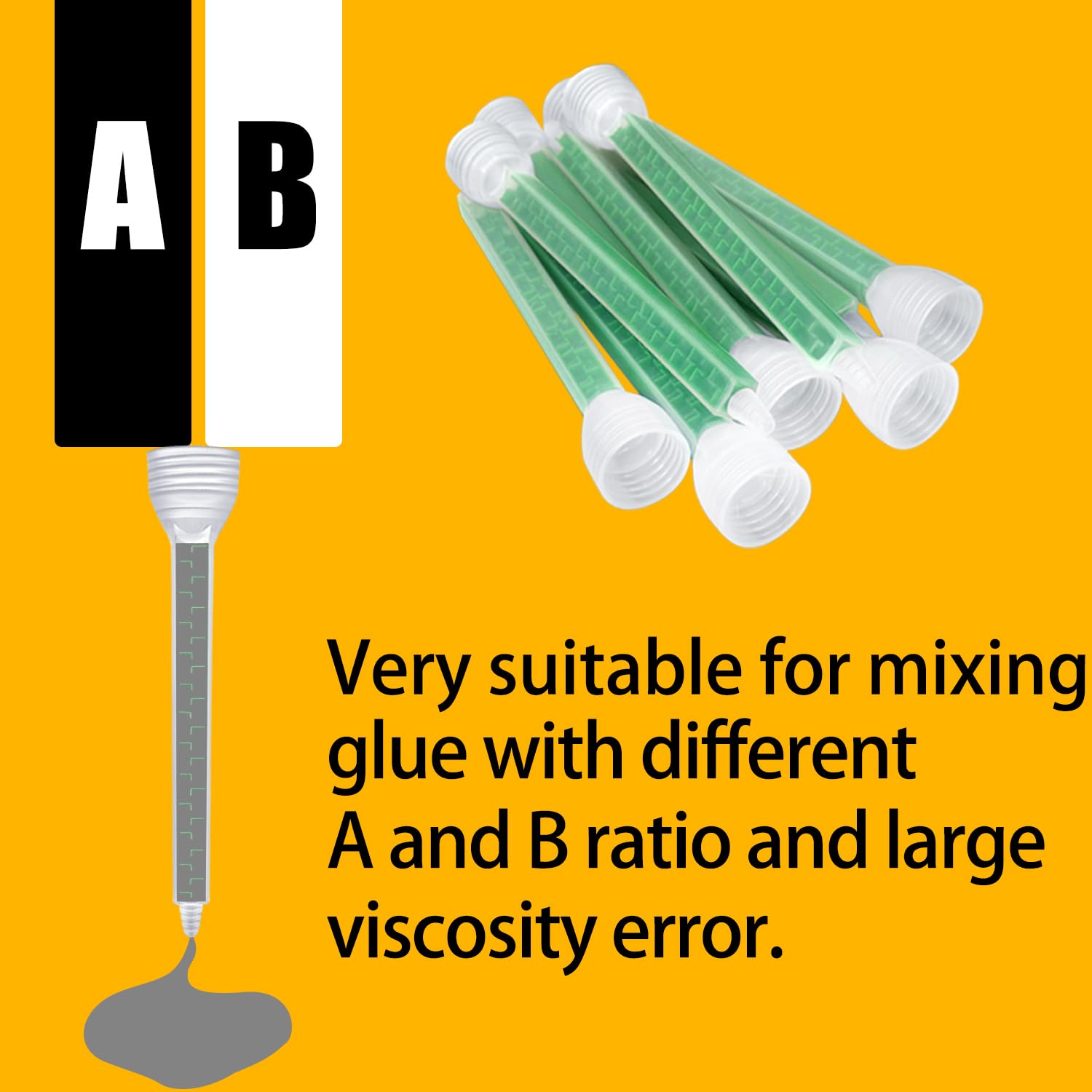20 Pack Epoxy Mixing Nozzles 11 12 Ratio Cartridges Tips