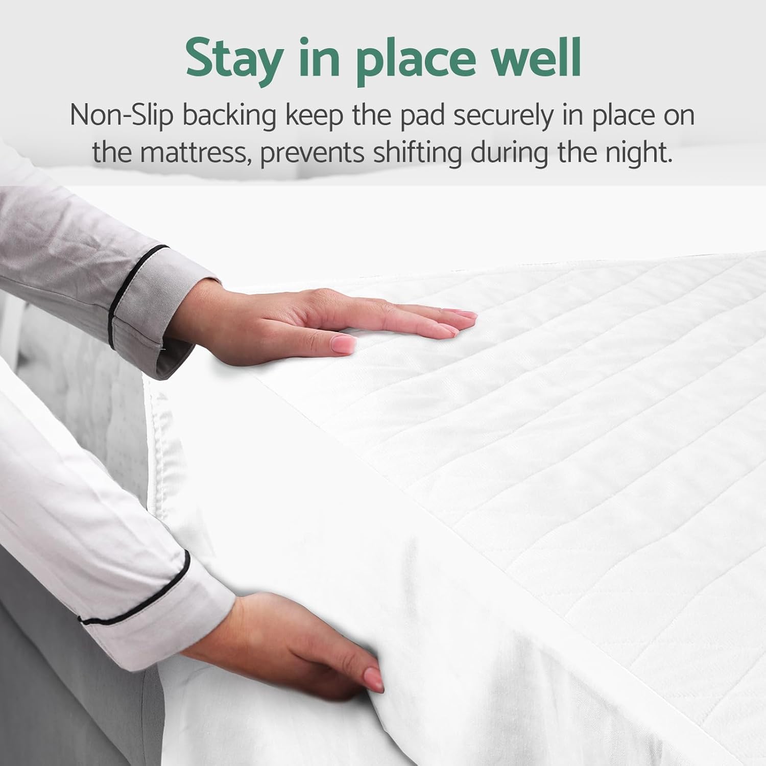 CoolShields Waterproof Bed Pads 76x36 Reusable for Incontinence