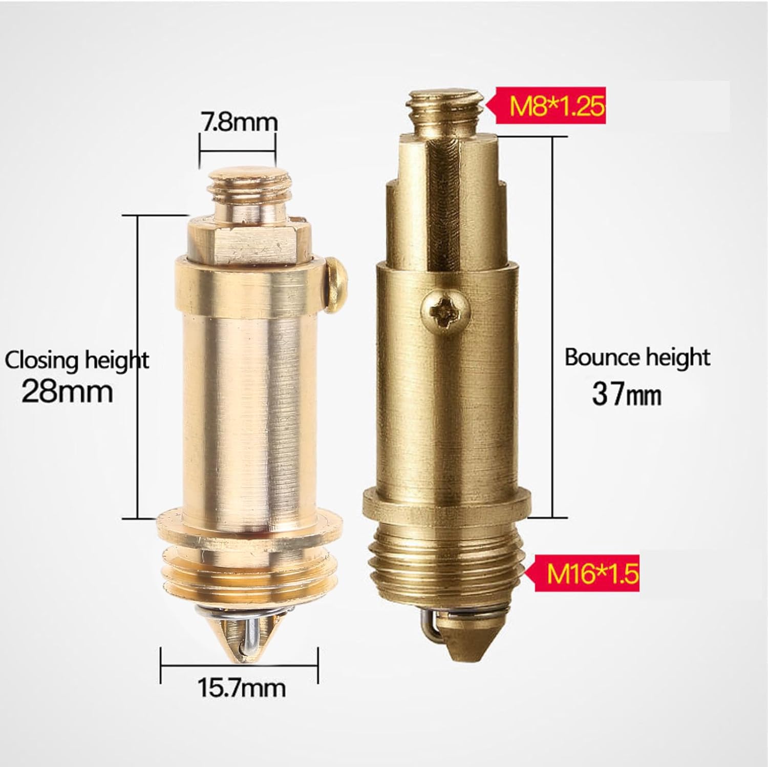 Youngy Copper Sink Drain Stopper Plug Bolts Replacement