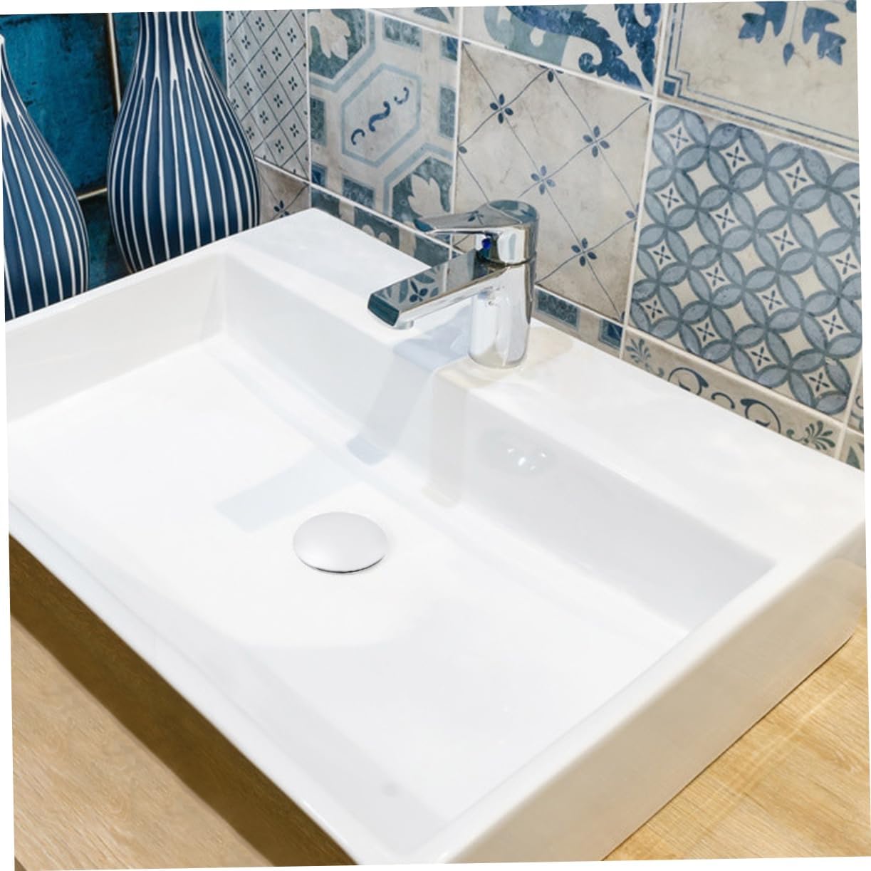 Jojofuny Bath Tub Drain Stopper Pop-Up Cover