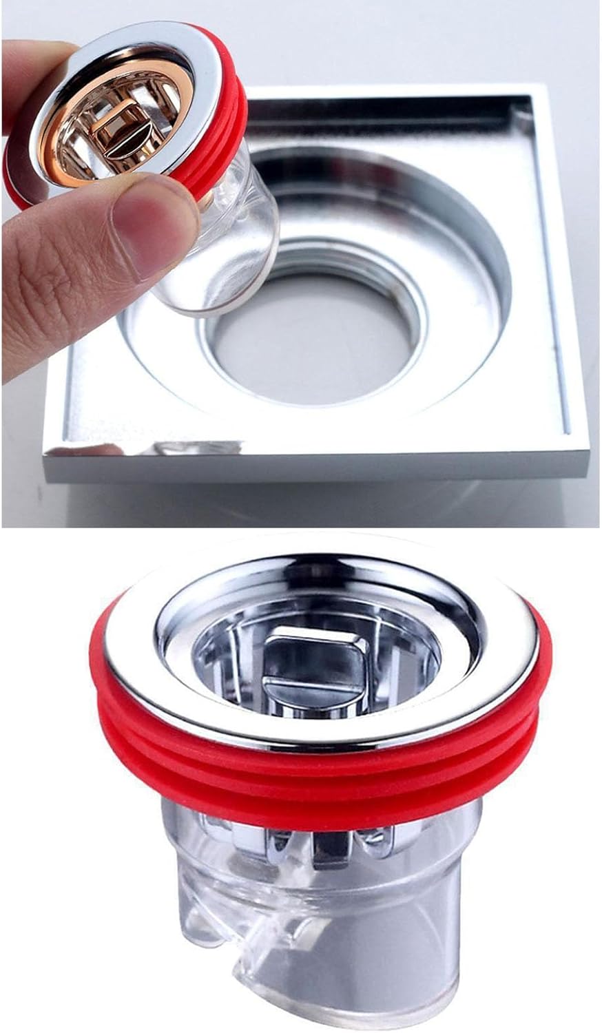 1 Piece Floor Drain for Bathroom Kitchen and More