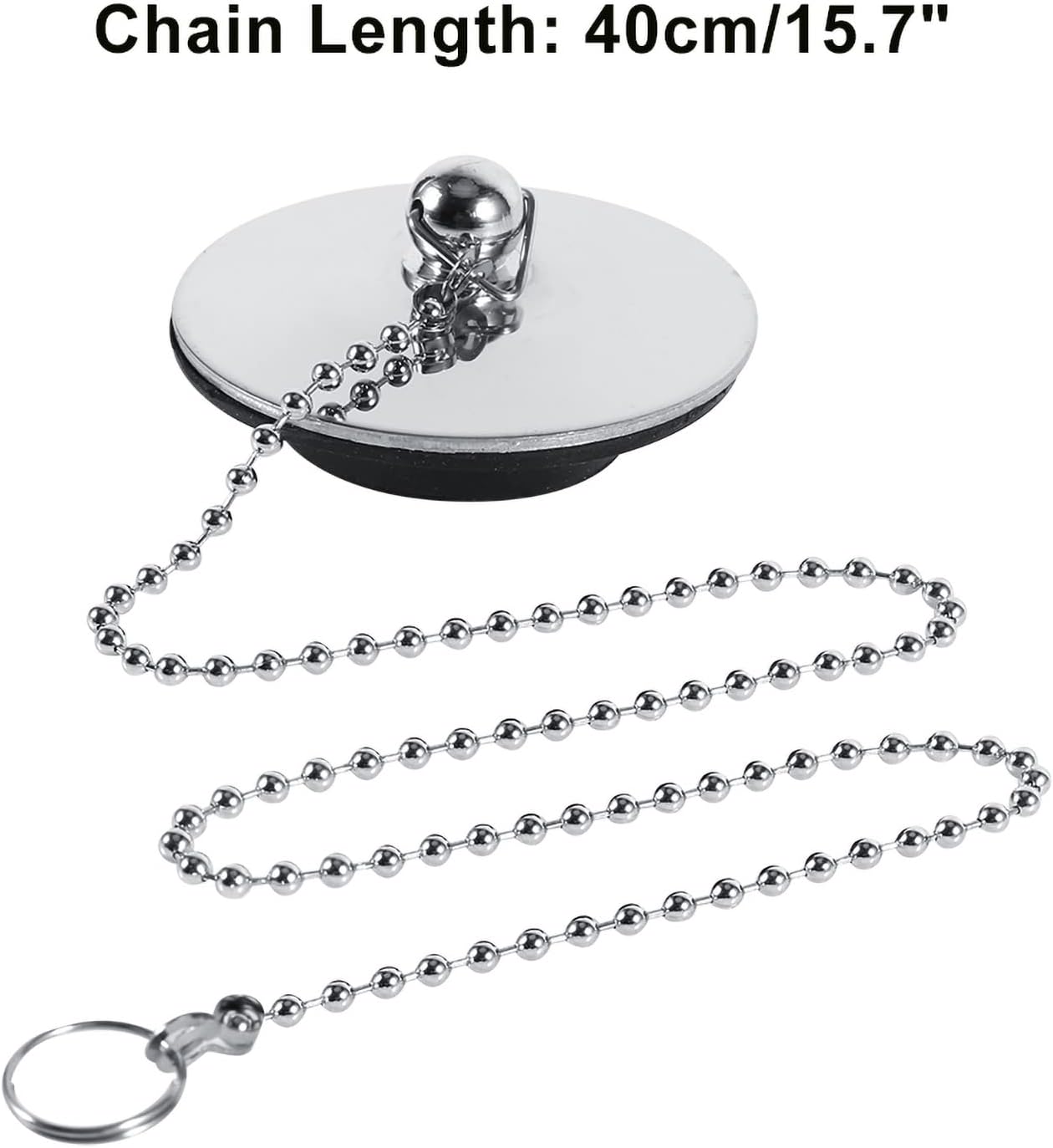 Zerodis Universal Bath Plug with Chain