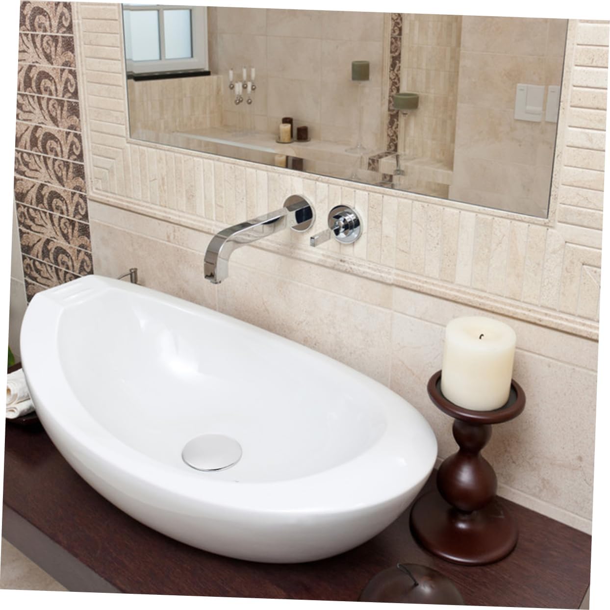 Homoyoyo Bathtub Drain Plug Cover Pop-up Strainer