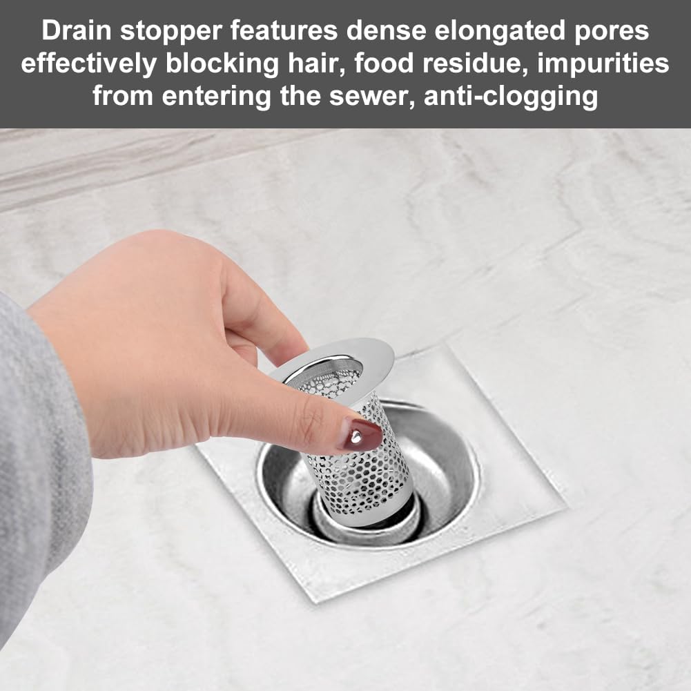 Tookie 4 Pack Stainless Steel Hair Catcher Drain Strainer