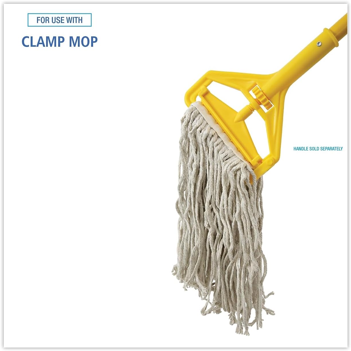 Boardwalk 4-Ply 16 Cotton Cut-End Mop Head - White 12Carton