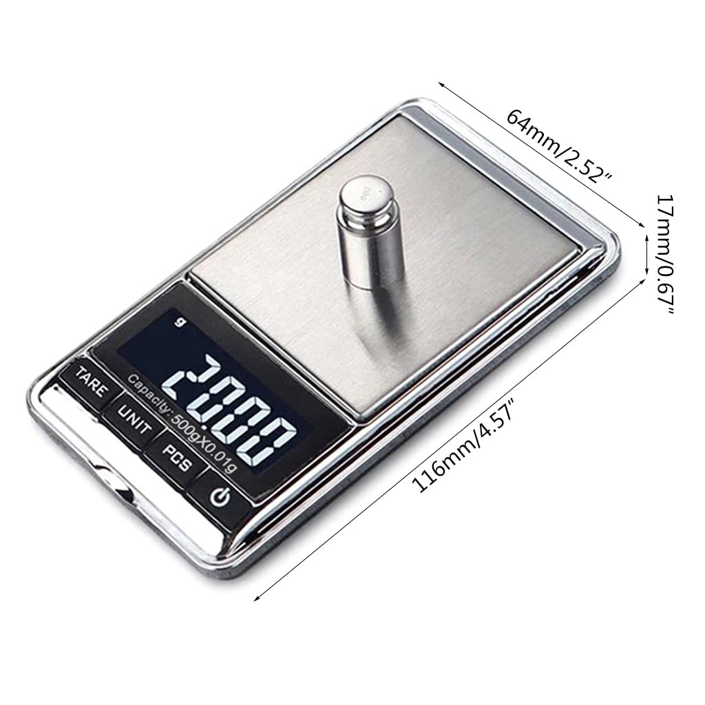 KAHDGSS Digital Jewelry Scale 01g Portable