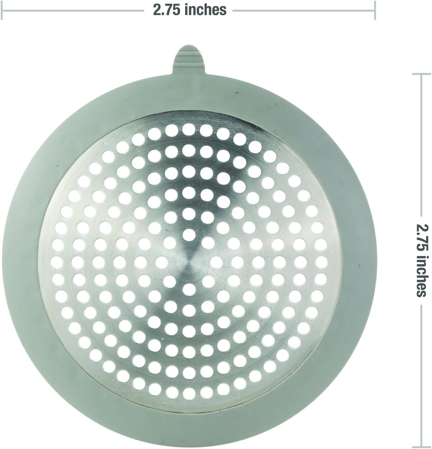 Danco 11040P 2-Pack Drain Hair Catcher for Sink and Tub