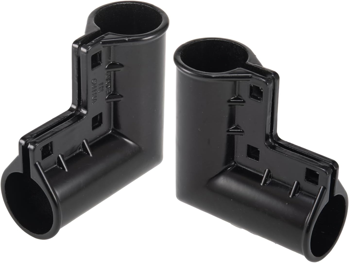 Dailydanny Chain Link Fence Gate Corner 4 Pack Black 1