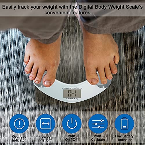 Accu-Measure Digital Scale 400 lbs Accurate Easy Store