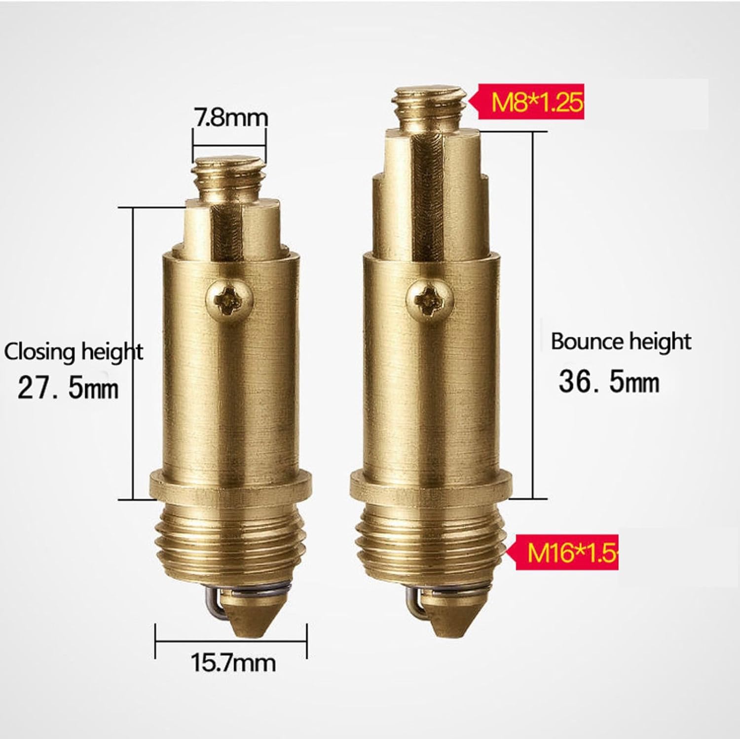 Youngy Copper Sink Drain Stopper Plug Bolts Replacement