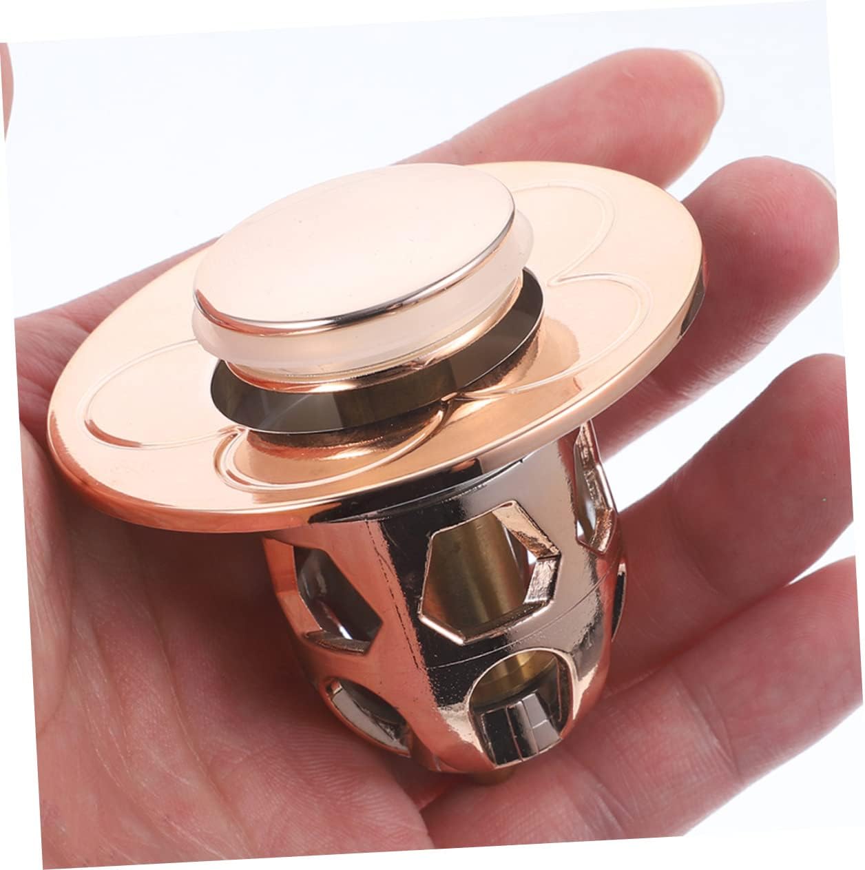 Yardenfun Copper Sink Drain Plug 2pcs Bathroom Accessories
