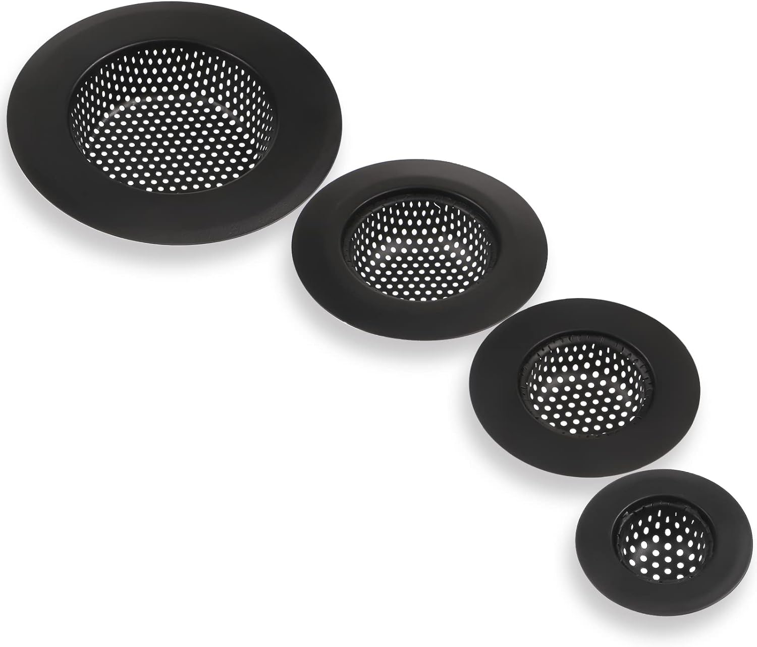 Hsei 4 Pack Stainless Steel Sink Strainers