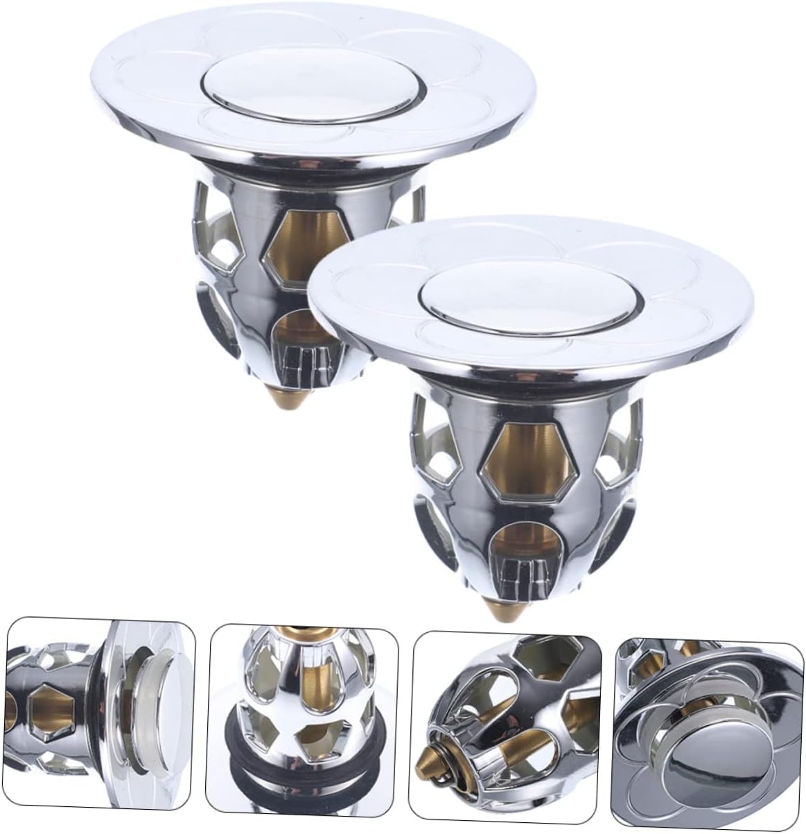ORFOFE Copper Bathtub Drain Cover Sink Stopper