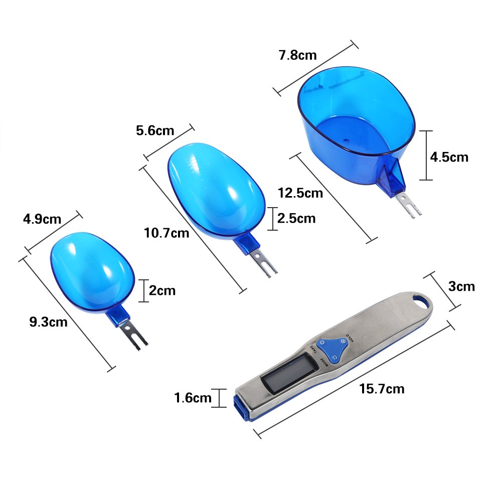 Pilipane Digital Spoon Scale with 3 Sizes and Tare Function