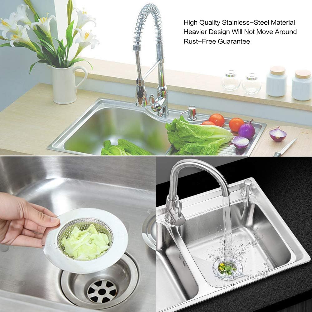 VIDYSUFYR 4 Pack Drain Stopper Hair Catcher for Kitchen and Bathroom