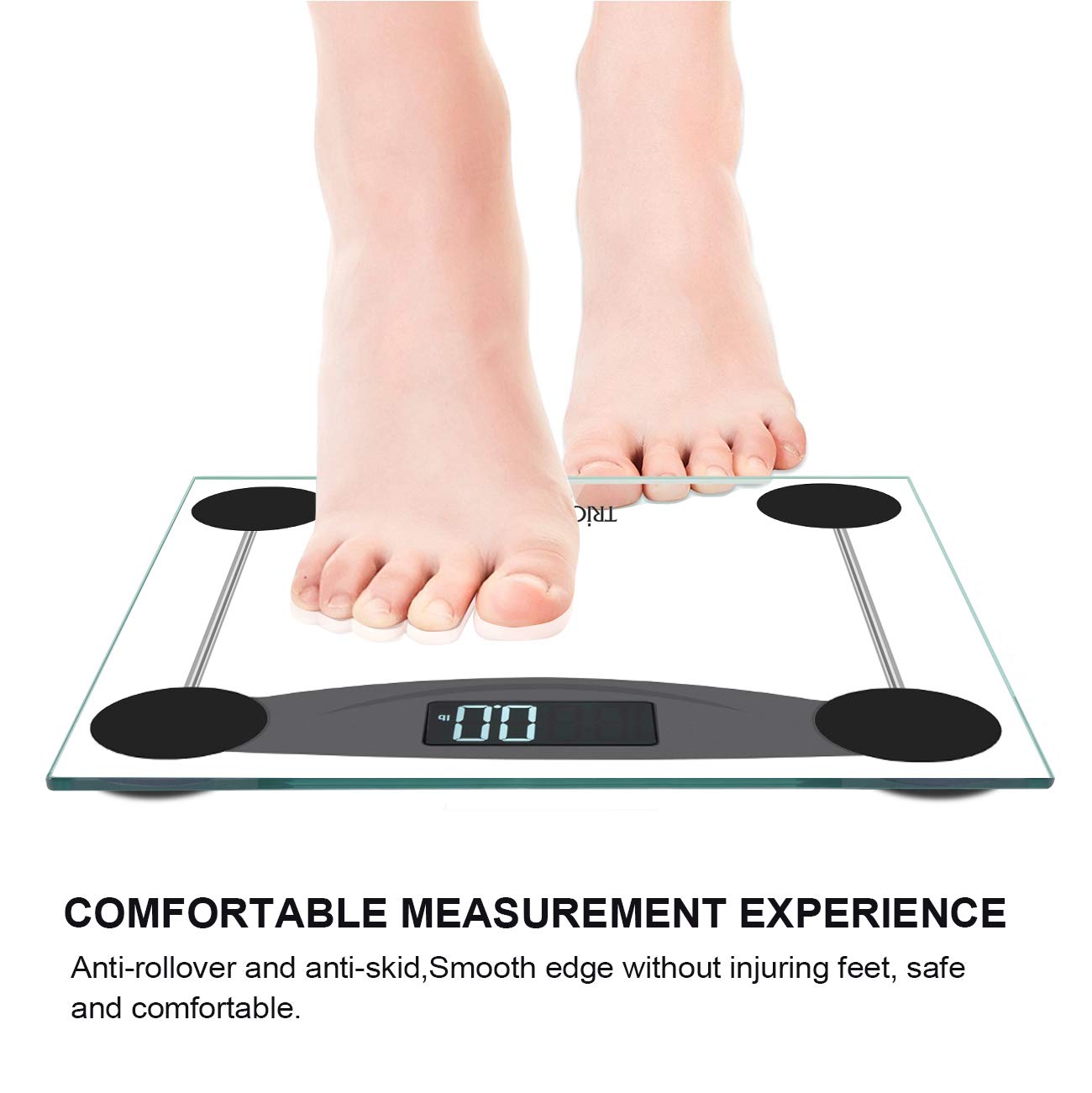 Triomph Digital Body Weight Scale with Step-On Tech and LCD Display 1