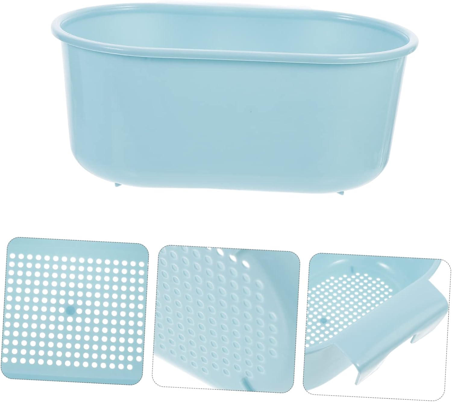 FOYTOKI 2Pcs Multifunctional Hanging Sink Drain Basket