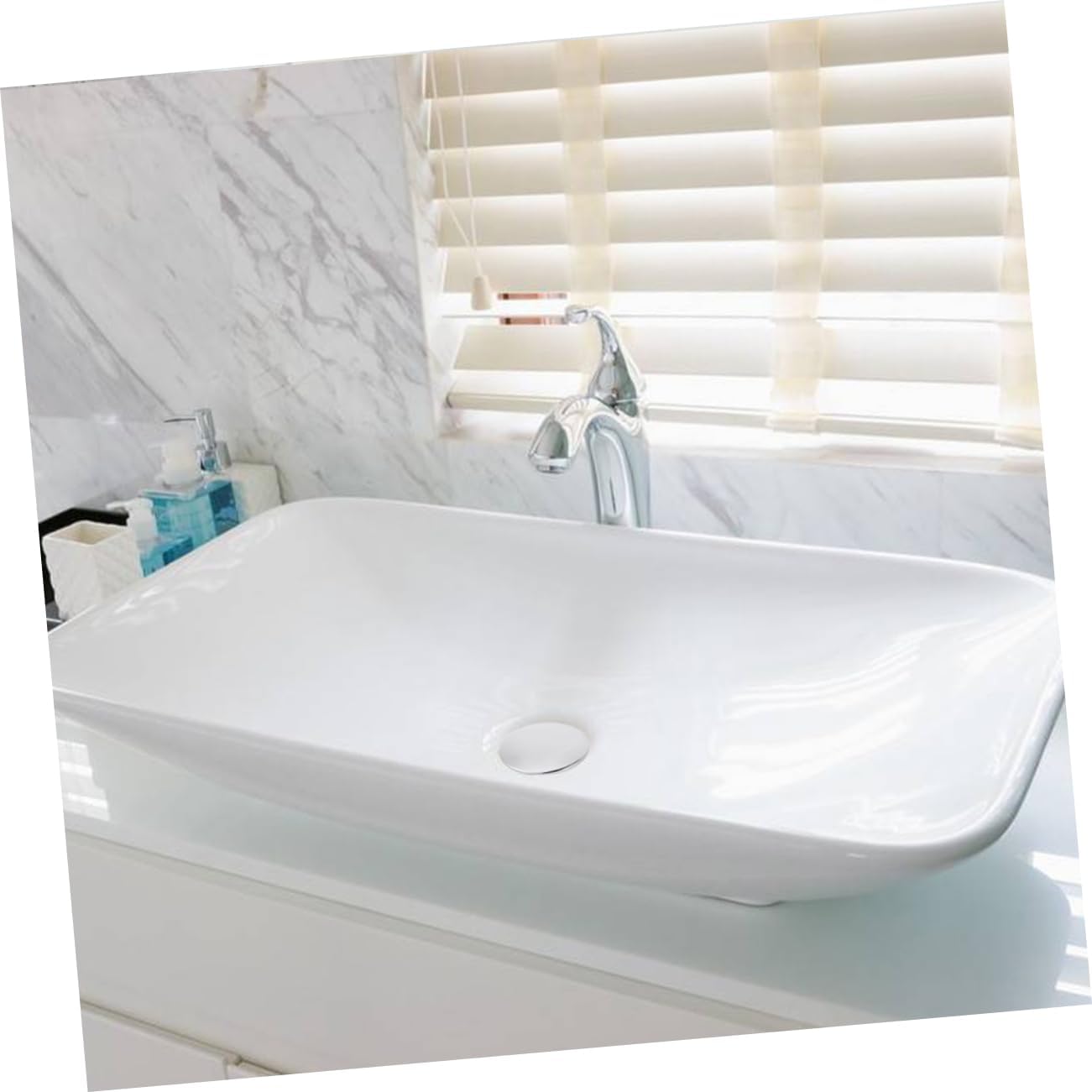TOBBOMEY Pop-up Drain Cover for Sink and Bathtub