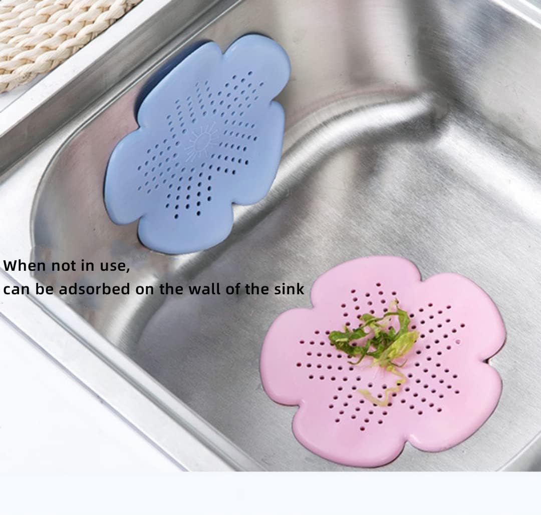 Creative Cherry Blossom Silicone Drains for Kitchen and Bath