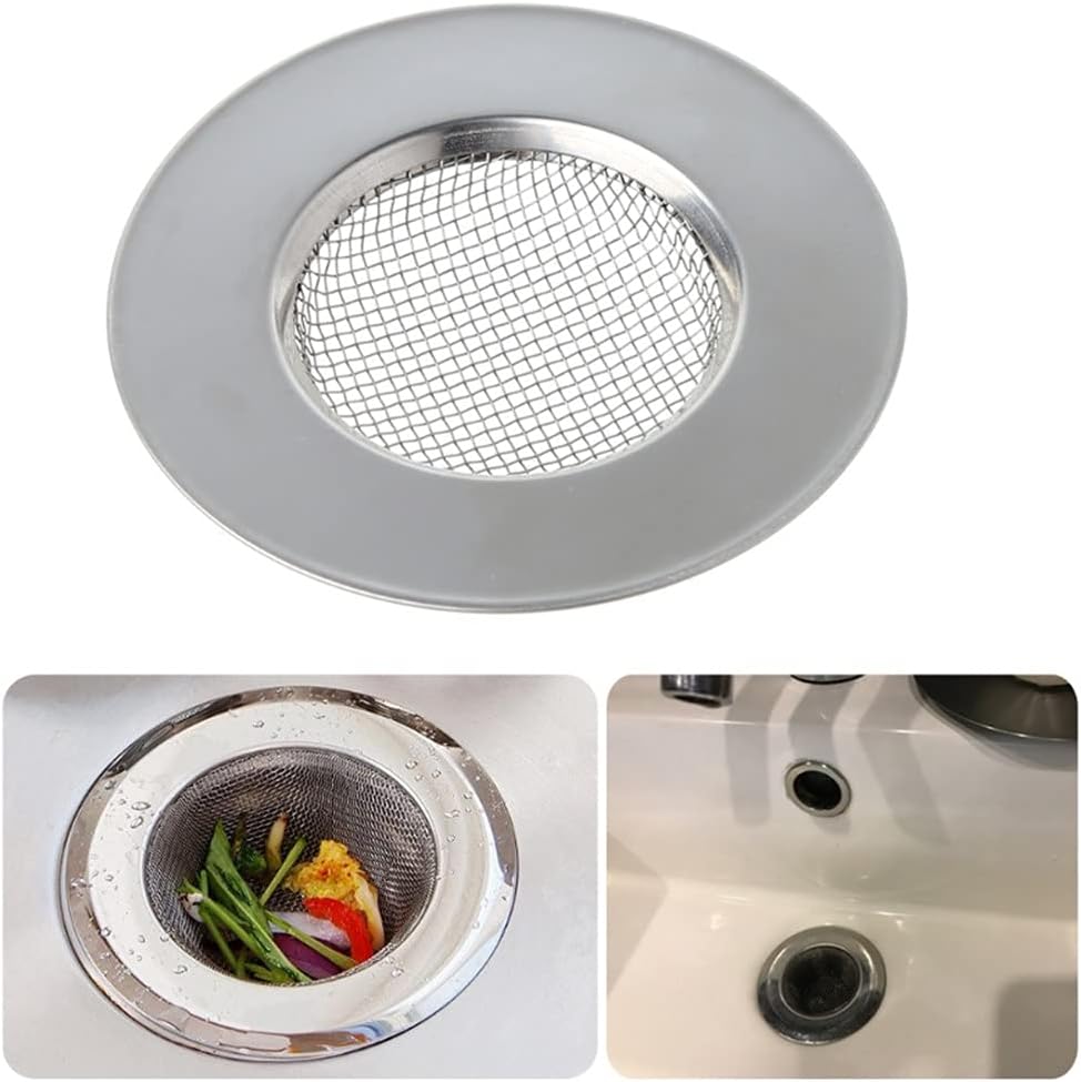 ALINNA 2 Pack Stainless Steel Sink Strainer for Kitchen Bathroom