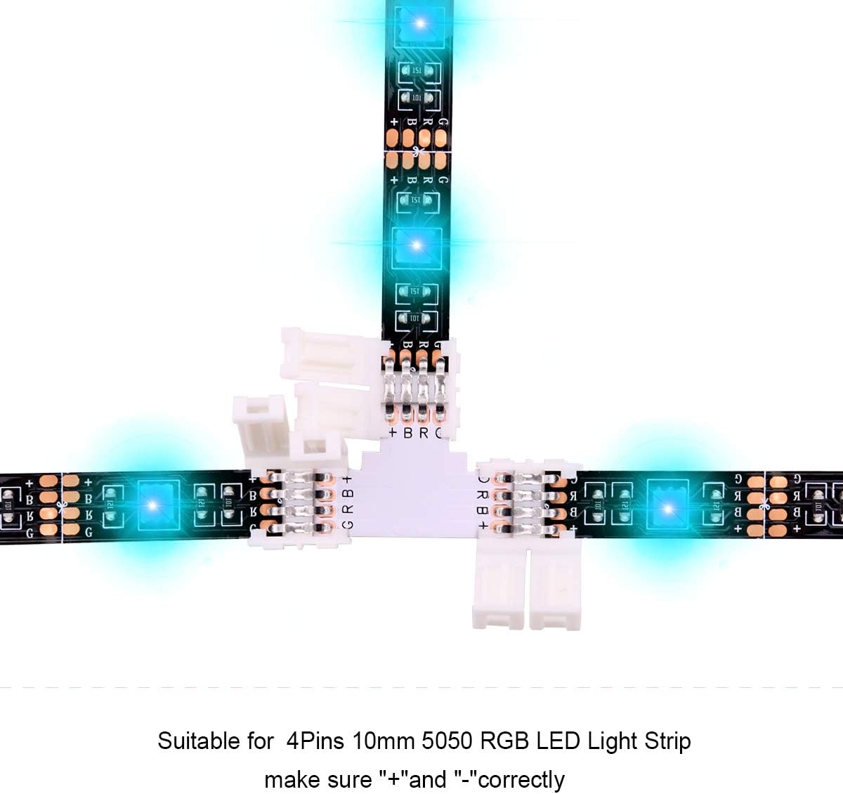 iCreating 5050 4Pin LED Strip Connector Kit 10mm