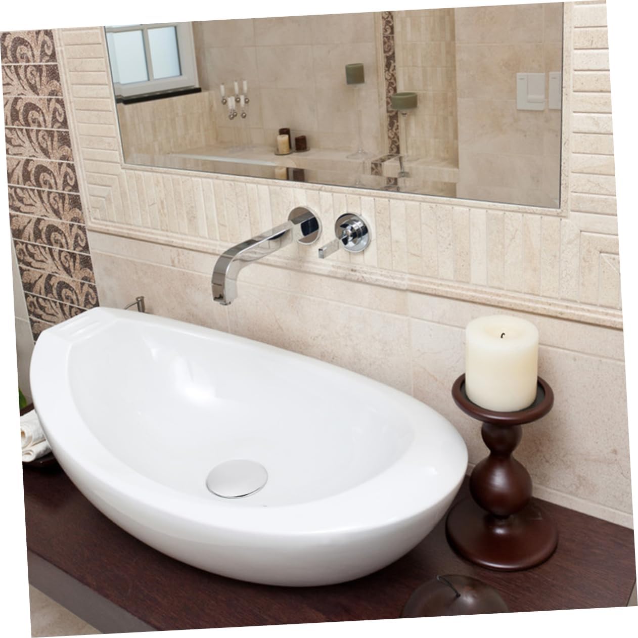 Jojofuny Bath Tub Drain Stopper Pop-Up Cover