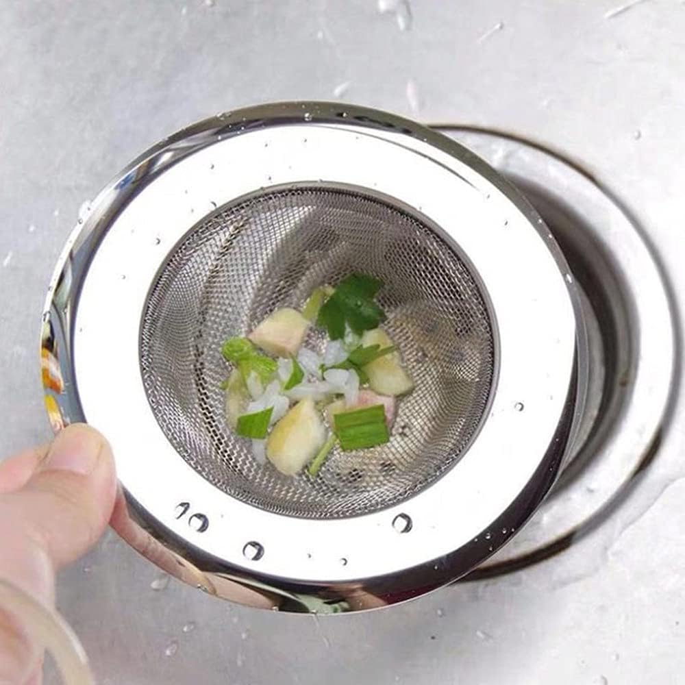 ALINNA 2 Pack Stainless Steel Sink Strainer for Kitchen Bathroom