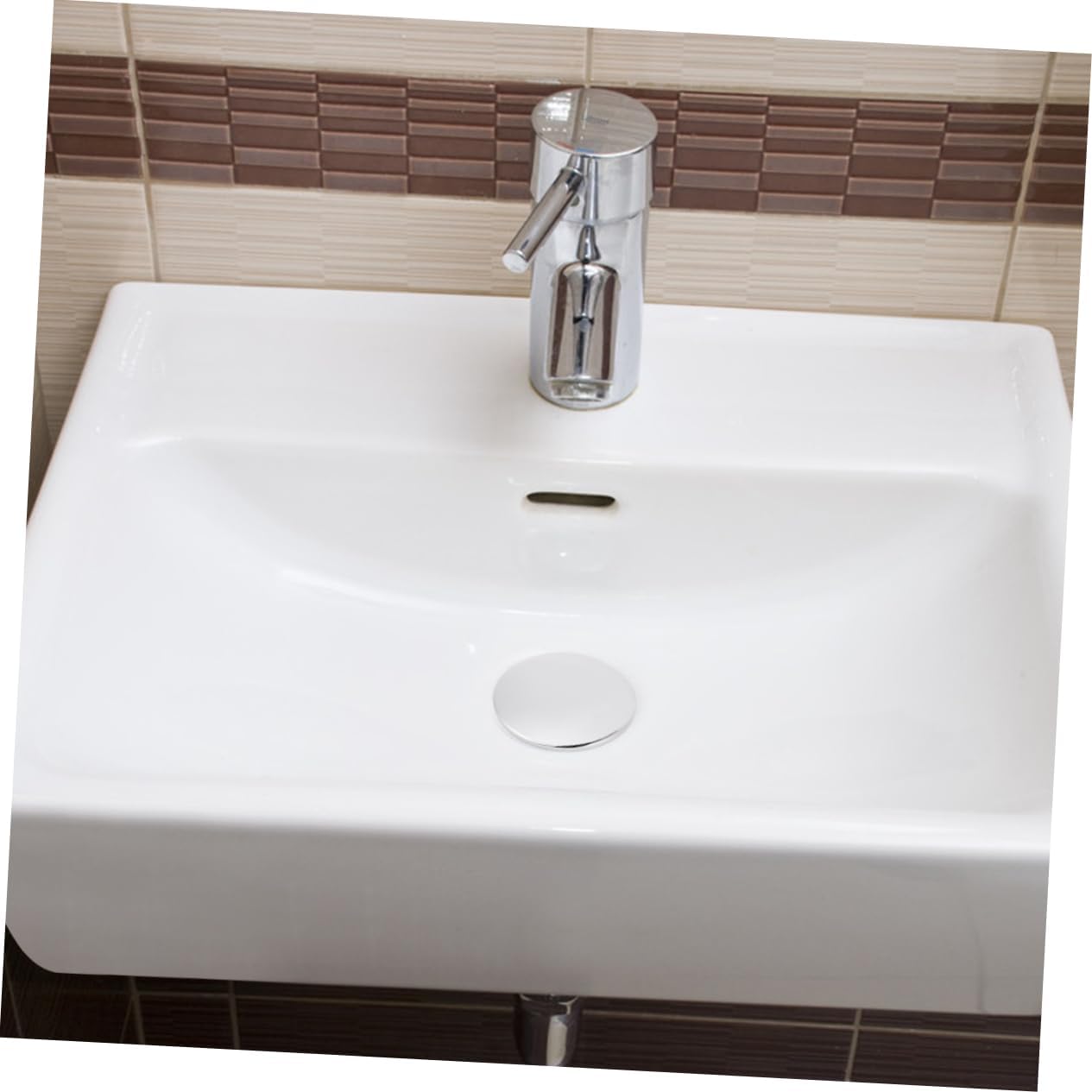 HOUDERCO Zinc Alloy Pop-up Drain Cover for Bathtub and Bathroom