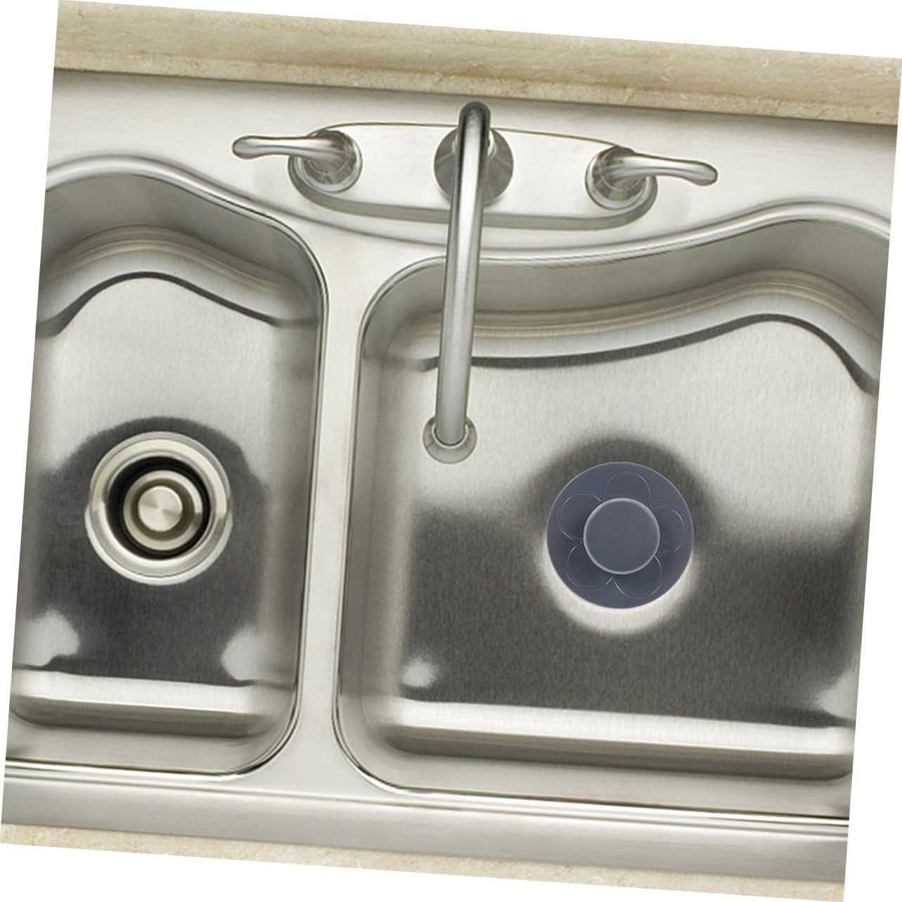 UKCOCO 2pcs Universal Bathtub Drain Plug Copper Material No Leak Easy Install