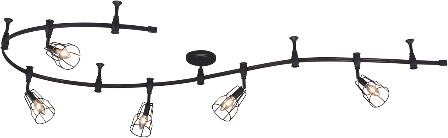 VAXCEL Milford 5 Light Flexible Track Lighting Kit
