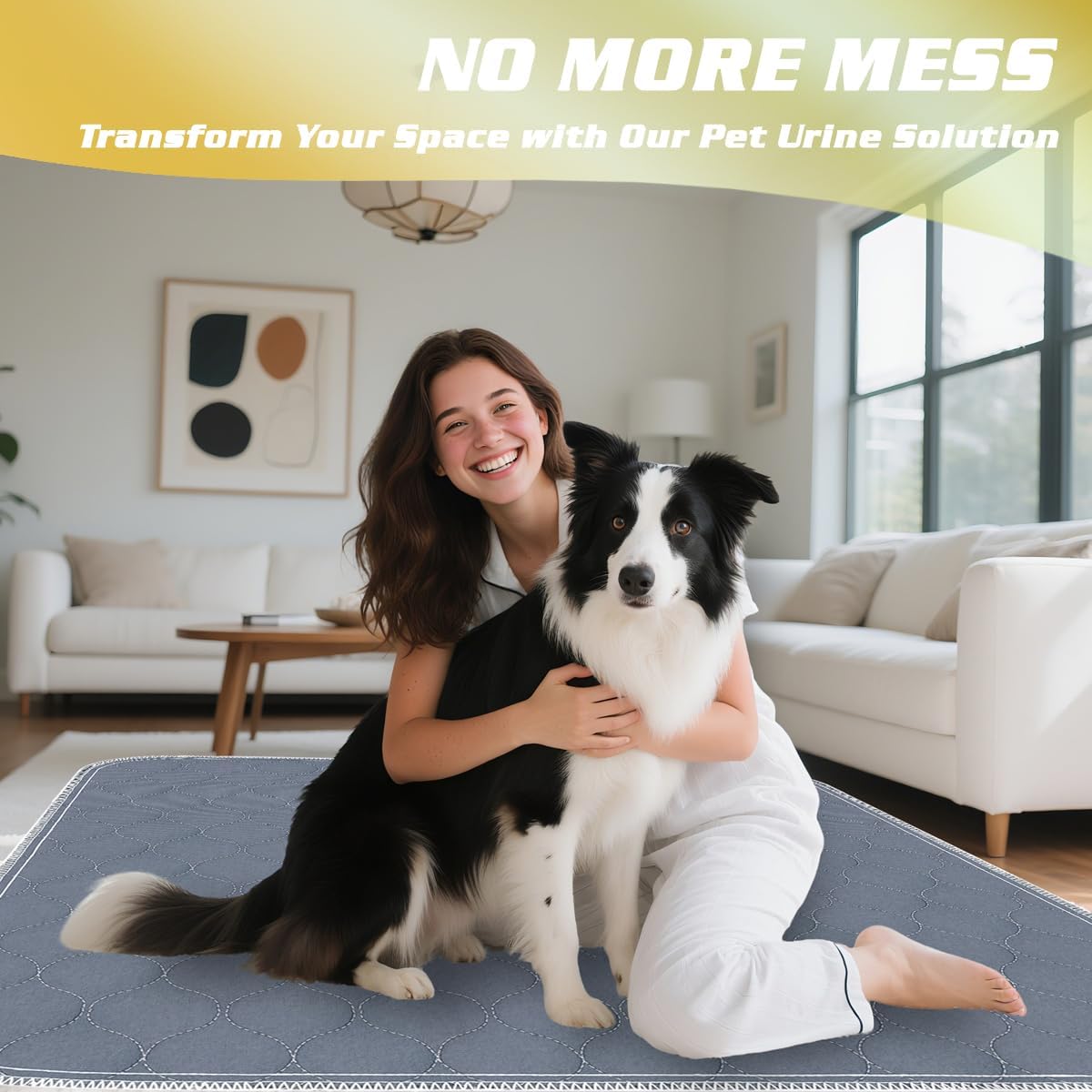 GRUENERDE Waterproof Saddle Bed Pad with Tuck-in Sides
