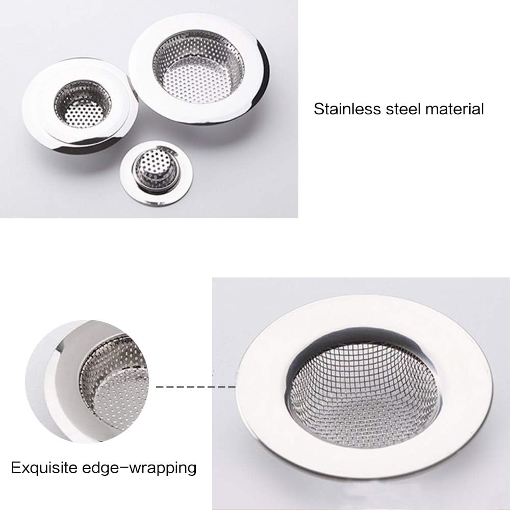 VIDYSUFYR 4 Pack Drain Stopper Hair Catcher for Kitchen and Bathroom