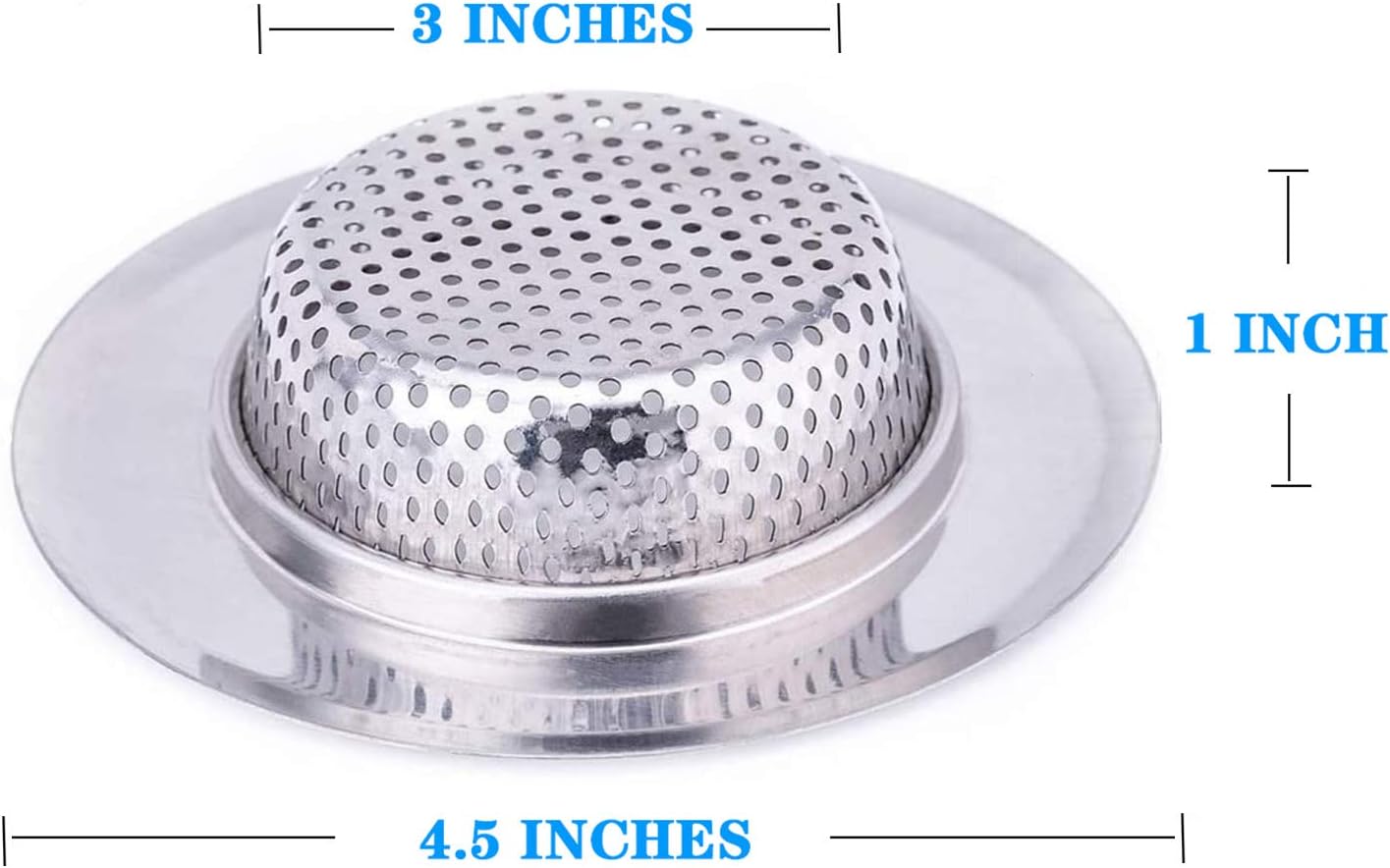 Lunyi 2 PCS Kitchen Sink Drain Strainer 45 Diameter
