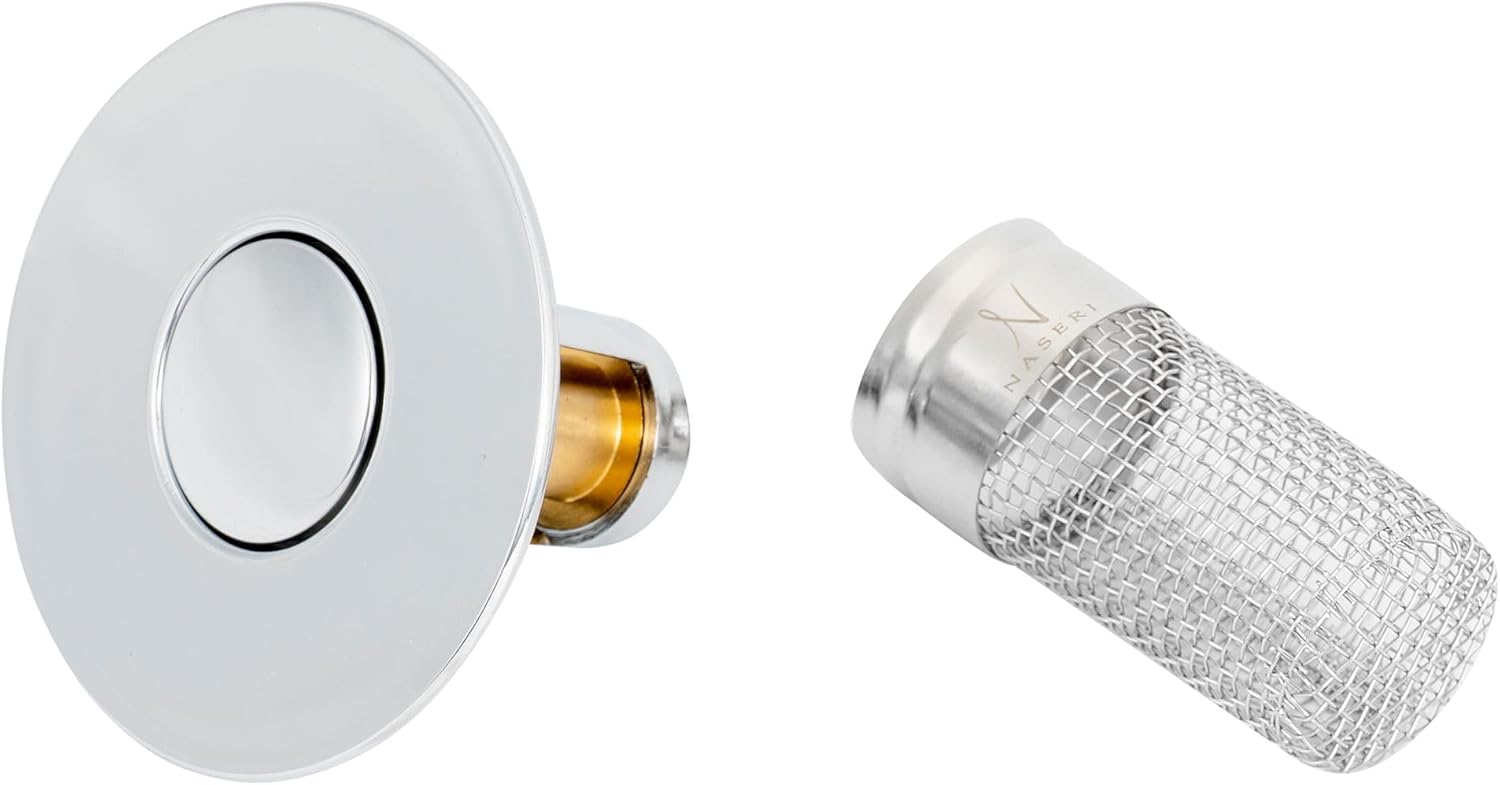 NNaseri Bathroom Sink Drain Strainer - Durable Includes Stopper