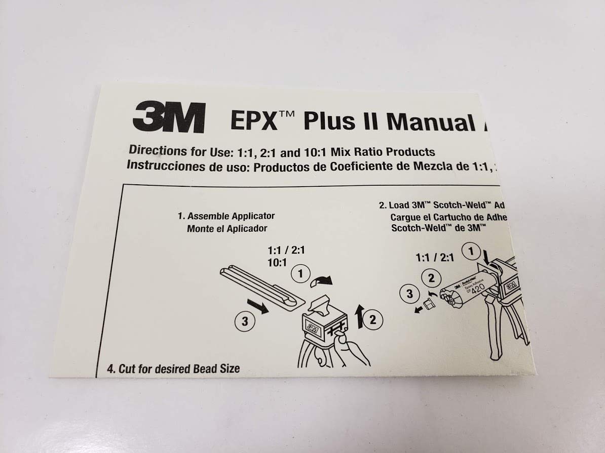 Scotch-Weld EPX Plus II Applicator 01001 2 Plunger Set