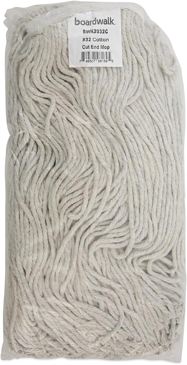 Unisan Boardwalk 2032CEA Cut-End Wet Mop Head White